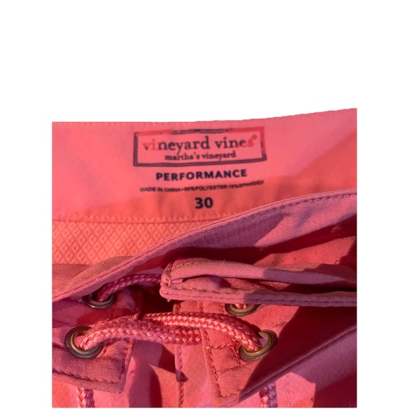 Vineyard Vines Swim Trunks Men's Board Shorts Size 30 Pink‎ Drawstring Surfing - Picture 3 of 3